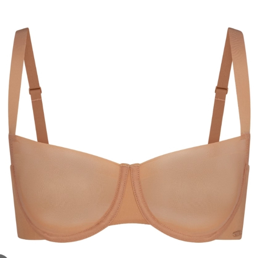 No Show Unlined Balconette Bra